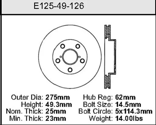 Bendix - BENE12549126 - E12549126