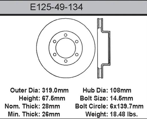 Bendix - BENE12549134 - E12549134