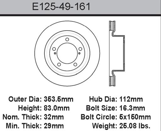 Bendix - BENE12549161 - E12549161