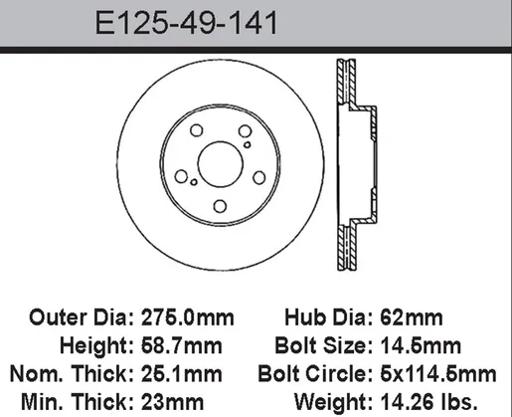 Bendix - BENE12549141 - E12549141