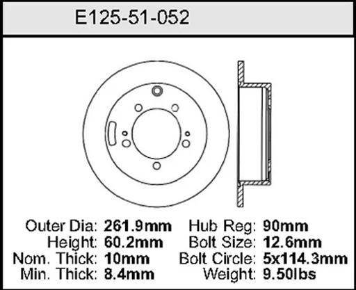 Bendix - BENE12551052 - E12551052