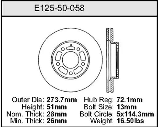 Bendix - BENE12550058 - E12550058