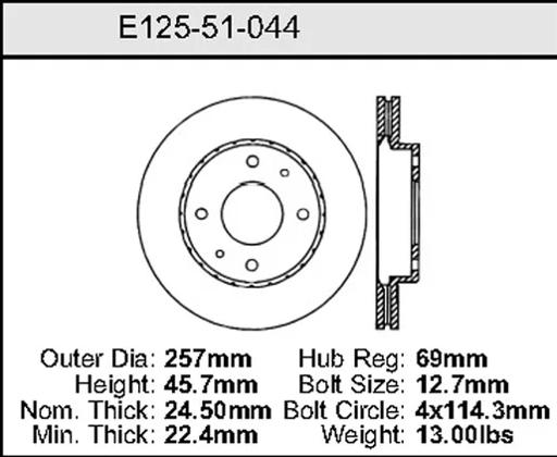 Bendix - BENE12551044 - E12551044