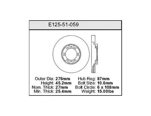 Bendix - BENE12551059 - E12551059