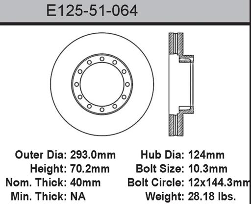 Bendix - BENE12551064 - E12551064