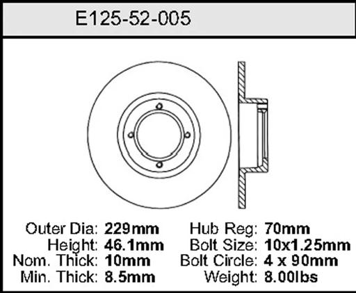 Bendix - BENE12552005 - E12552005