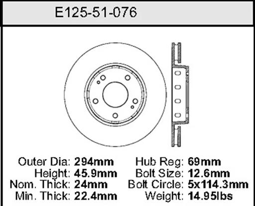 Bendix - BENE12551076 - E12551076