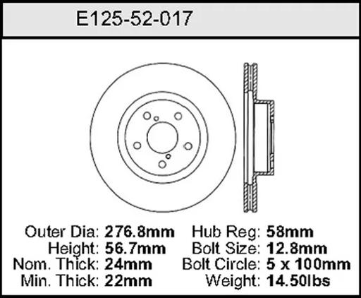 Bendix - BENE12552017 - E12552017
