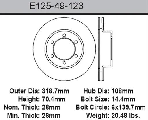 Bendix - BENE12549123 - E12549123