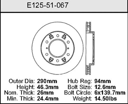 Bendix - BENE12551067 - E12551067