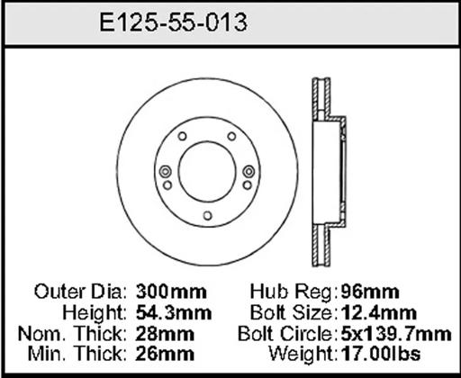 Bendix - BENE12555013 - E12555013
