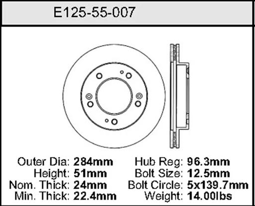 Bendix - BENE12555007 - E12555007