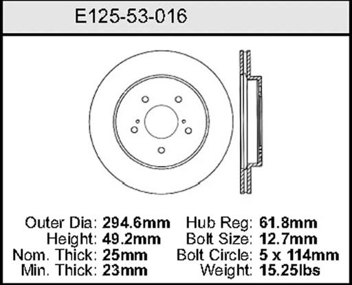 Bendix - BENE12553016 - E12553016