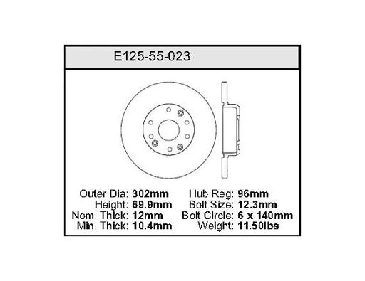 Bendix - BENE12555023 - E12555023