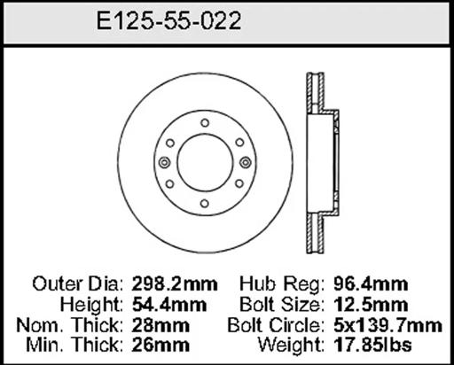 Bendix - BENE12555022 - E12555022