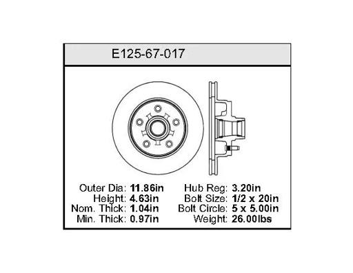 Bendix - BENE12567017 - E12567017