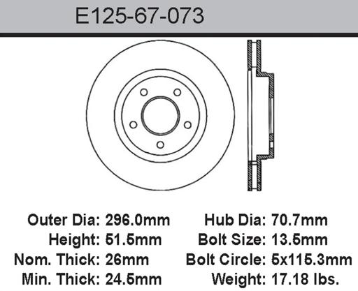 Bendix - BENE12567073 - E12567073