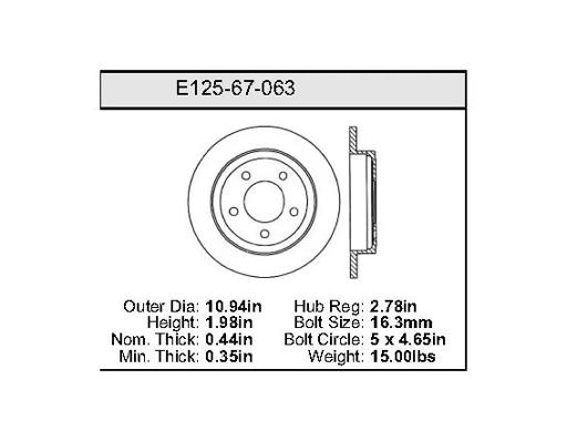 Bendix - BENE12567063 - E12567063