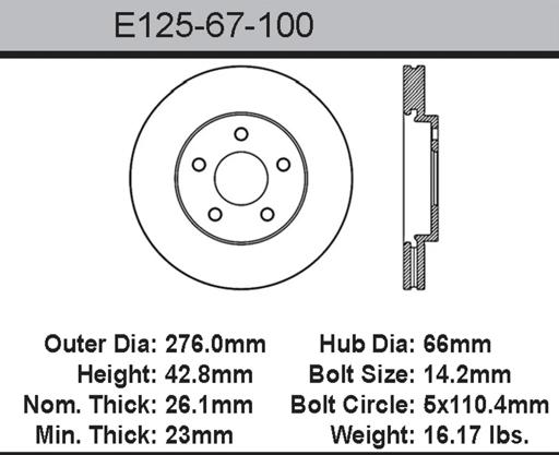 Bendix - BENE12567100 - E12567100
