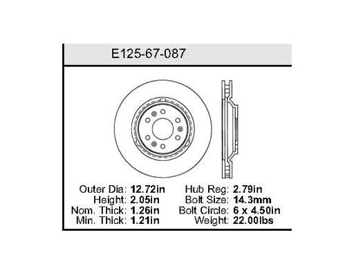 Bendix - BENE12567087 - E12567087