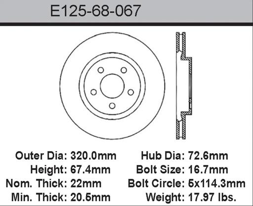 Bendix - BENE12568067 - E12568067