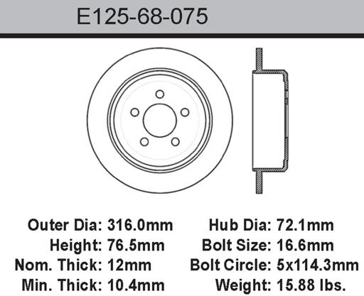 Bendix - BENE12568075 - E12568075