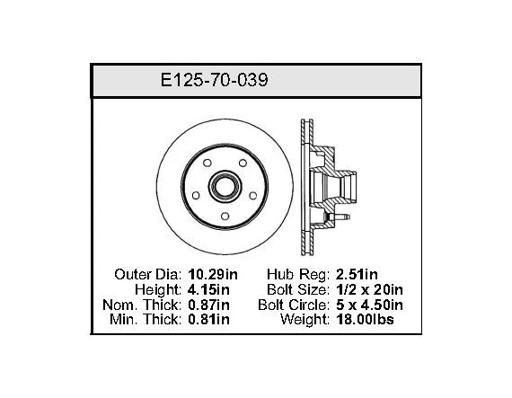 Bendix - BENE12570039 - E12570039