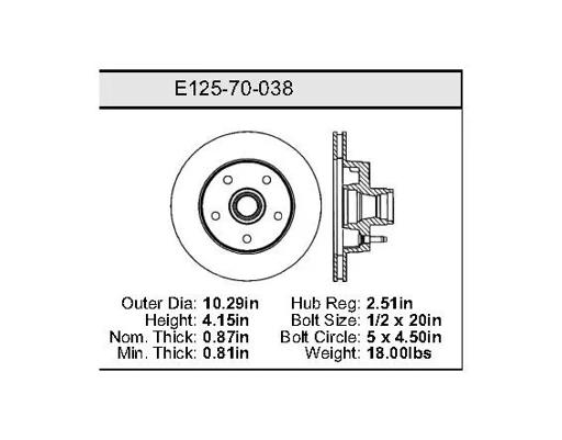 Bendix - BENE12570038 - E12570038