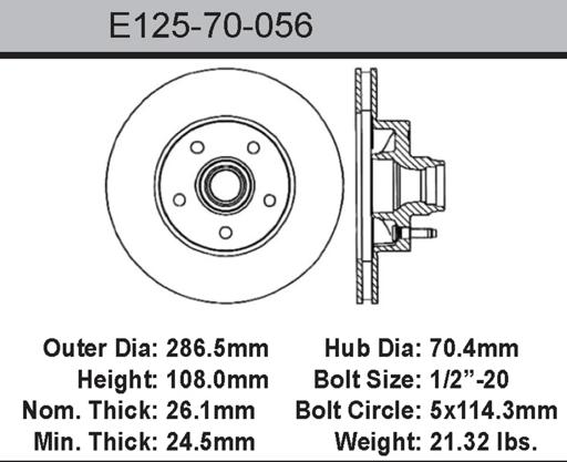 Bendix - BENE12570056 - E12570056