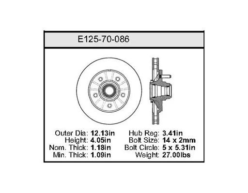 Bendix - BENE12570086 - E12570086