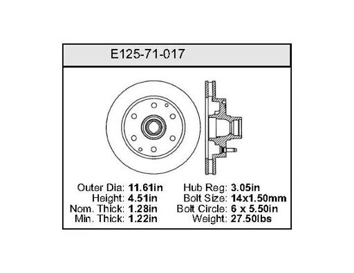 Bendix - BENE12571017 - E12571017
