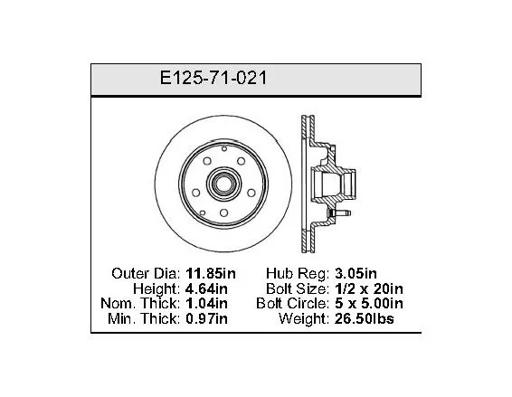 Bendix - BENE12571021 - E12571021