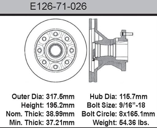 Bendix - BENE12571026 - E12571026