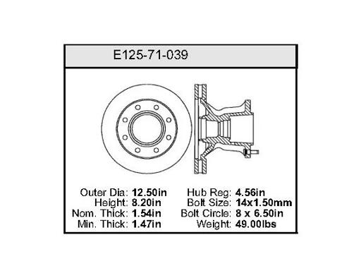 Bendix - BENE12571039 - E12571039