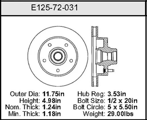 Bendix - BENE12572031 - E12572031