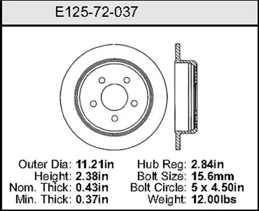 Bendix - BENE12572037 - E12572037
