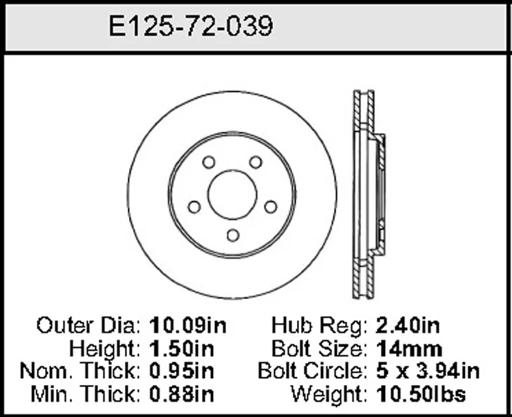 Bendix - BENE12572039 - E12572039