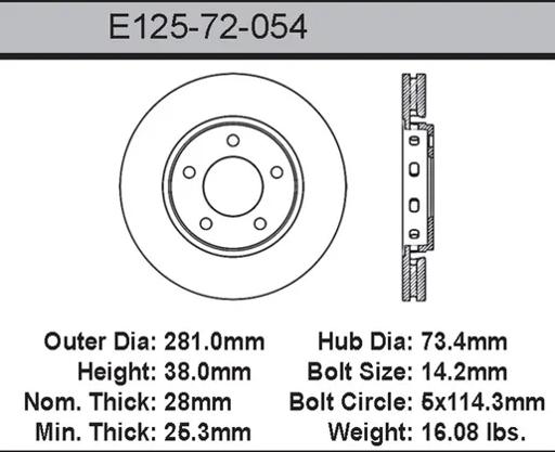 Bendix - BENE12572054 - E12572054