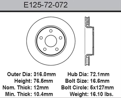 Bendix - BENE12572072 - E12572072