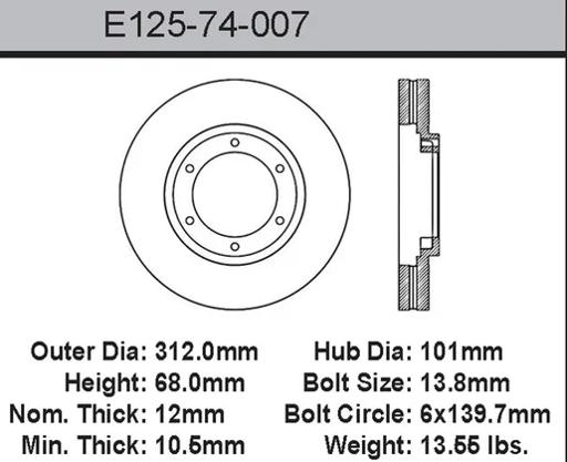 Bendix - BENE12574007 - E12574007