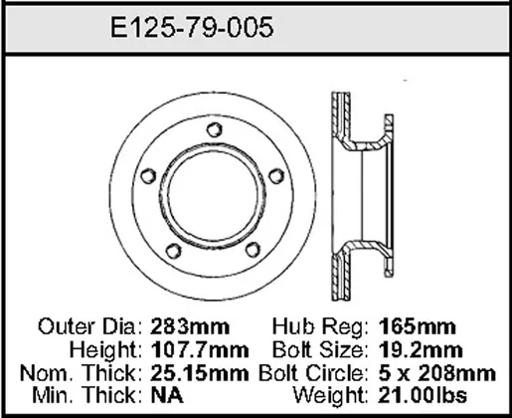 Bendix - BENE12579005 - E12579005