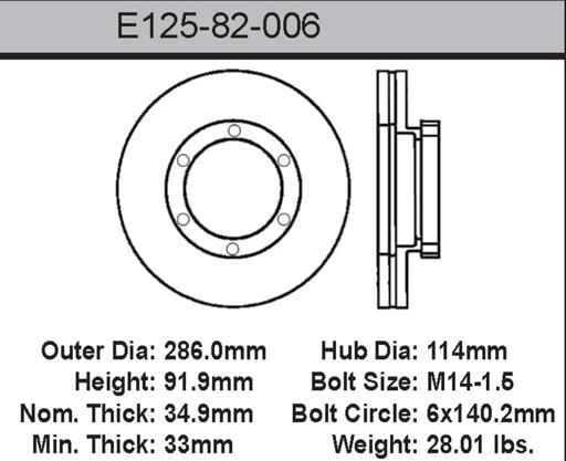 Bendix - BENE12582006 - E12582006