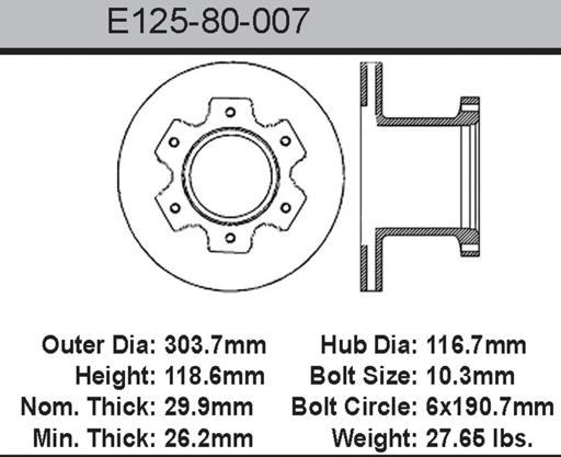 Bendix - BENE12580007 - E12580007