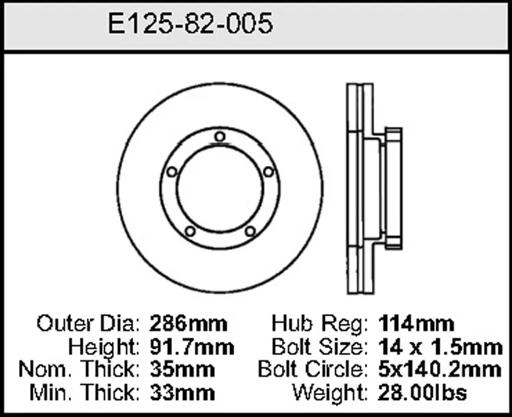 Bendix - BENE12582005 - E12582005