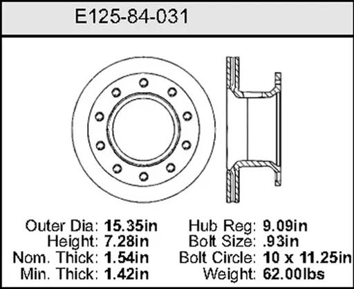 Bendix - BENE12584031 - E12584031