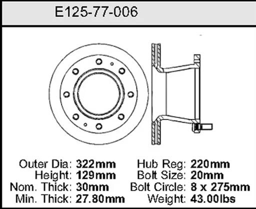 Bendix - BENE12577006 - E12577006