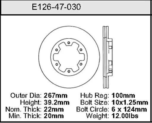 Bendix - BENE12647030 - E12647030