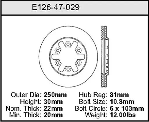 Bendix - BENE12647029 - E12647029