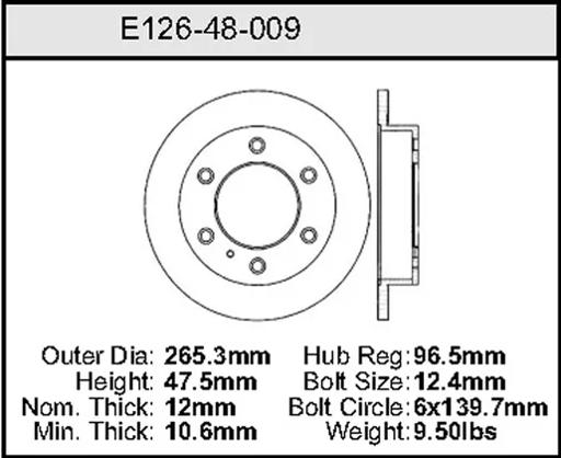 Bendix - BENE12648009 - E12648009