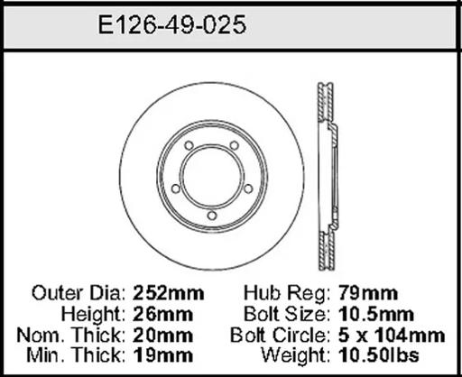 Bendix - BENE12649025 - E12649025